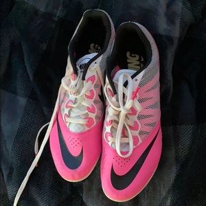 Pink Nike Rival S Golf Shoes